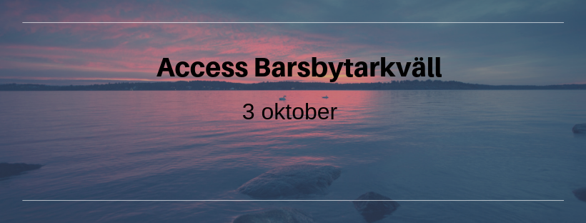 Access Barsbytarkväll