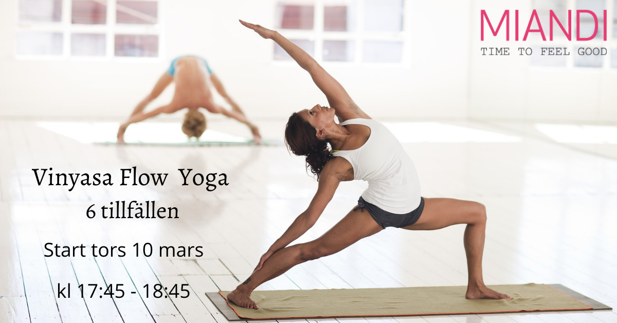 Vinyasa Flow Yoga 6 tillfällen