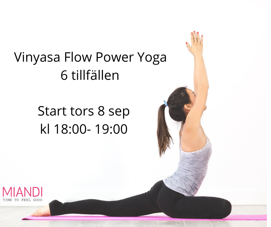 Vinyasa Flow Power Yoga 6 tillfällen