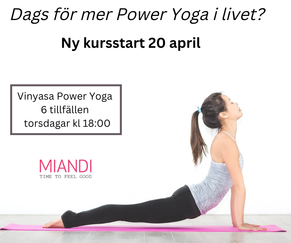 Vinyasa Power Yoga 6 tillfällen