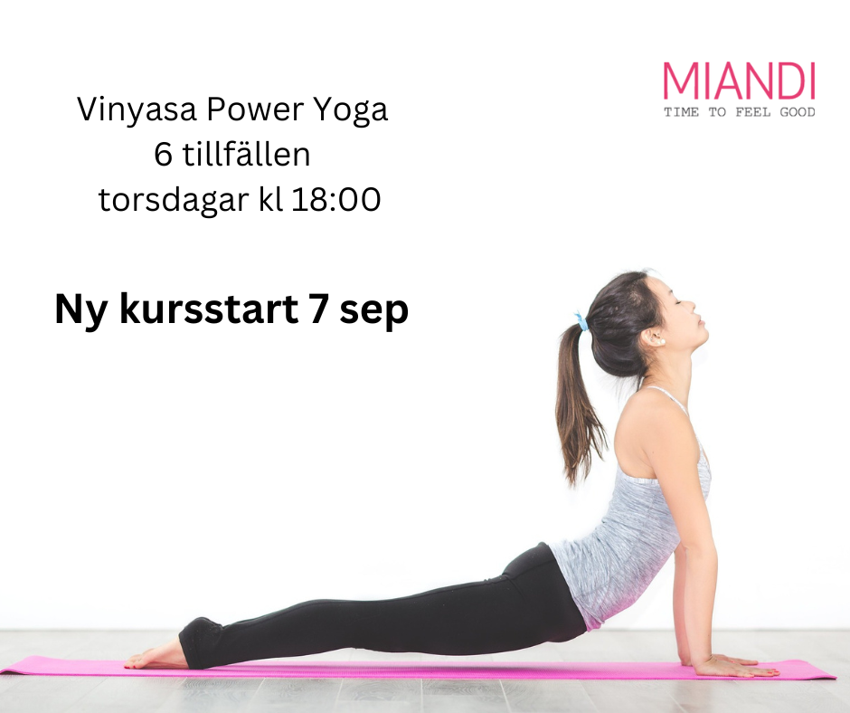 Vinyasa Power Yoga 6 tillfällen